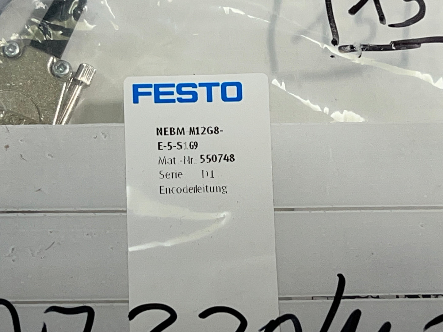 Festo 550748 NEBM-M12G8-E-5-S1G9 Encoder Cable