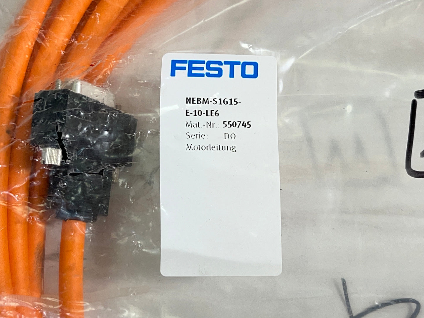 NEW FESTO NEBM-S1G15-E-10-LE6 550745 NSMP