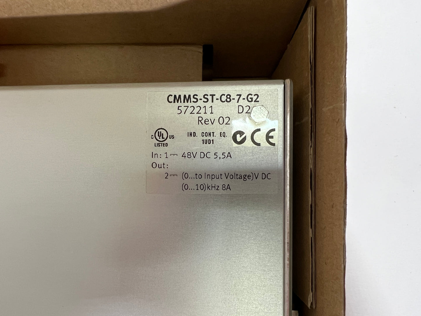 FESTO Motorcontroller CMMS-ST-C8-7-G2 Mat No. 572211