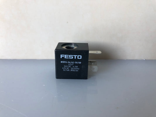 Festo Magnetic Coil MSFG-24/42-50/60 Solenoid Coil 4527 24V Dc 42V AC 4,5W
