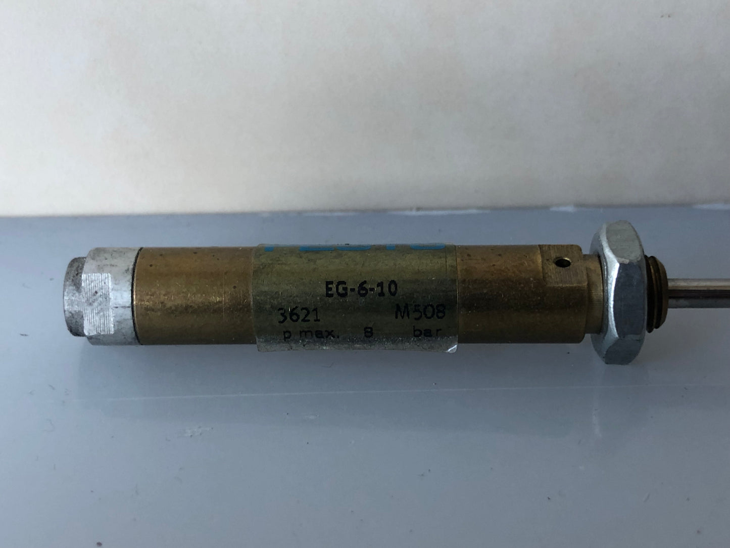 1x Festo EG-6-10 2-8 Bar Series 985R Cylinder