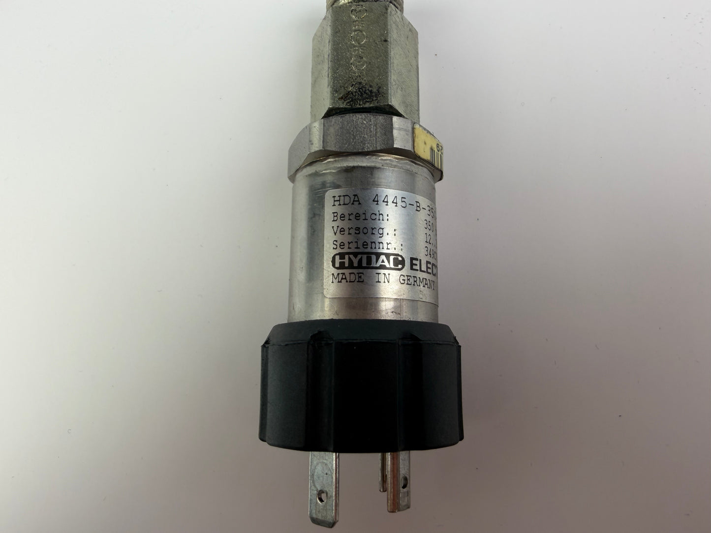 1x HYDAC Hydraulic Pressure Sensor 200 Bar, HDA 4445-B-200-D08