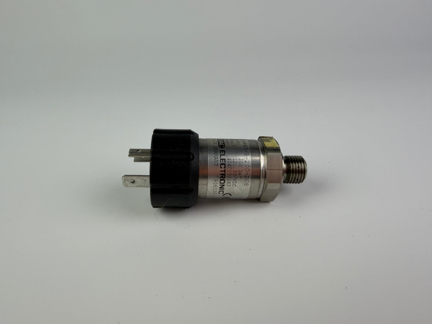 1x HYDAC Hydraulic Pressure Sensor 200 Bar, HDA 4445-B-200-D08