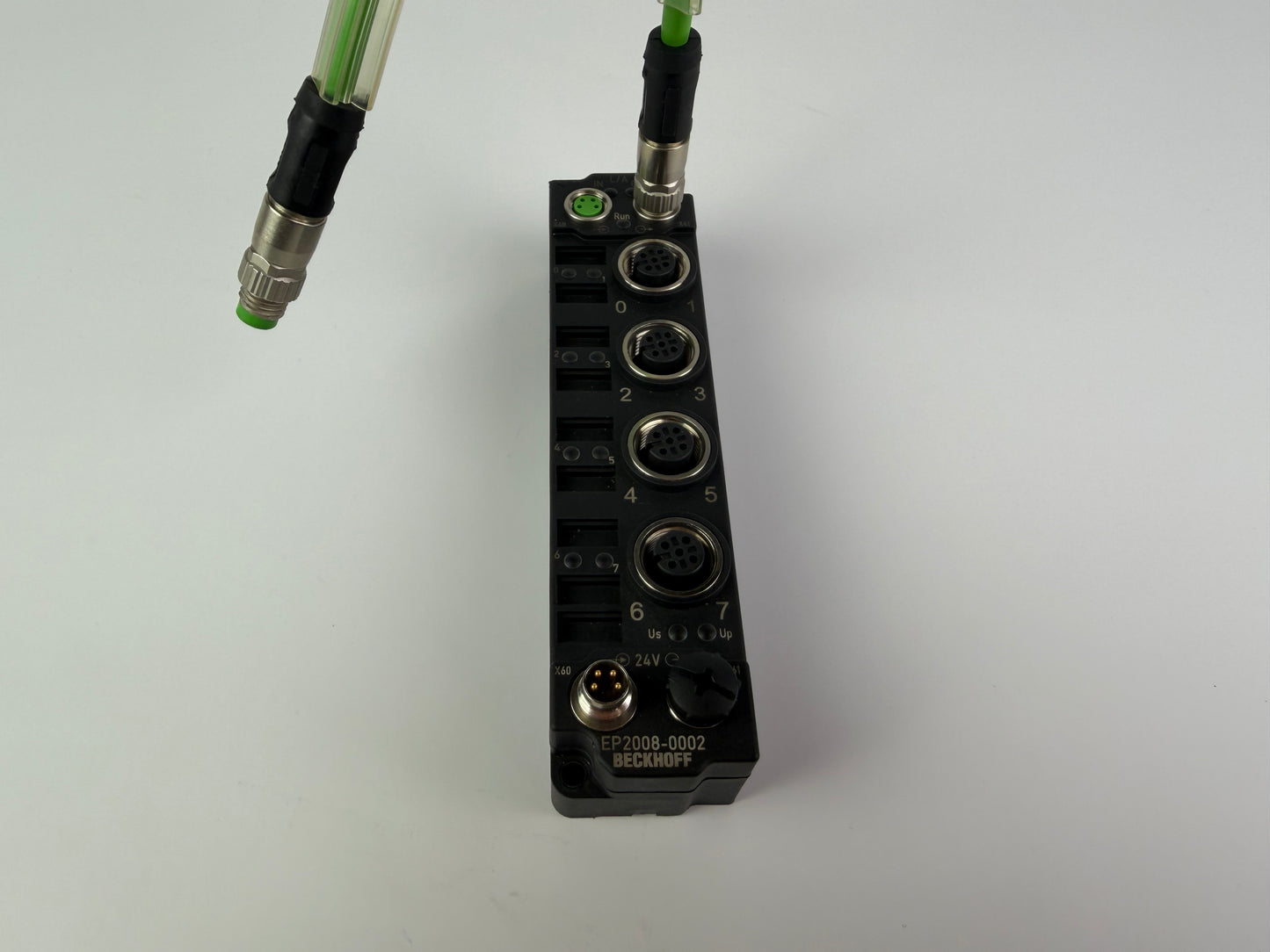 1x BECKHOFF  EP2008-0002 EtherCAT Module with cable