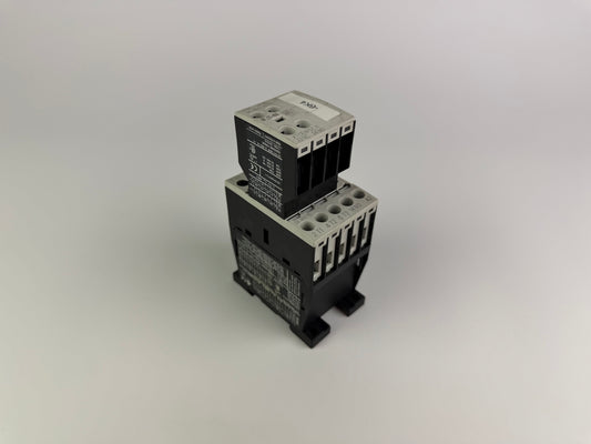 Eaton Moeller XTCE012B10 Contactor + DIL M32-XHI11 Auxiliary Contact Block (21NC / 33NO)
