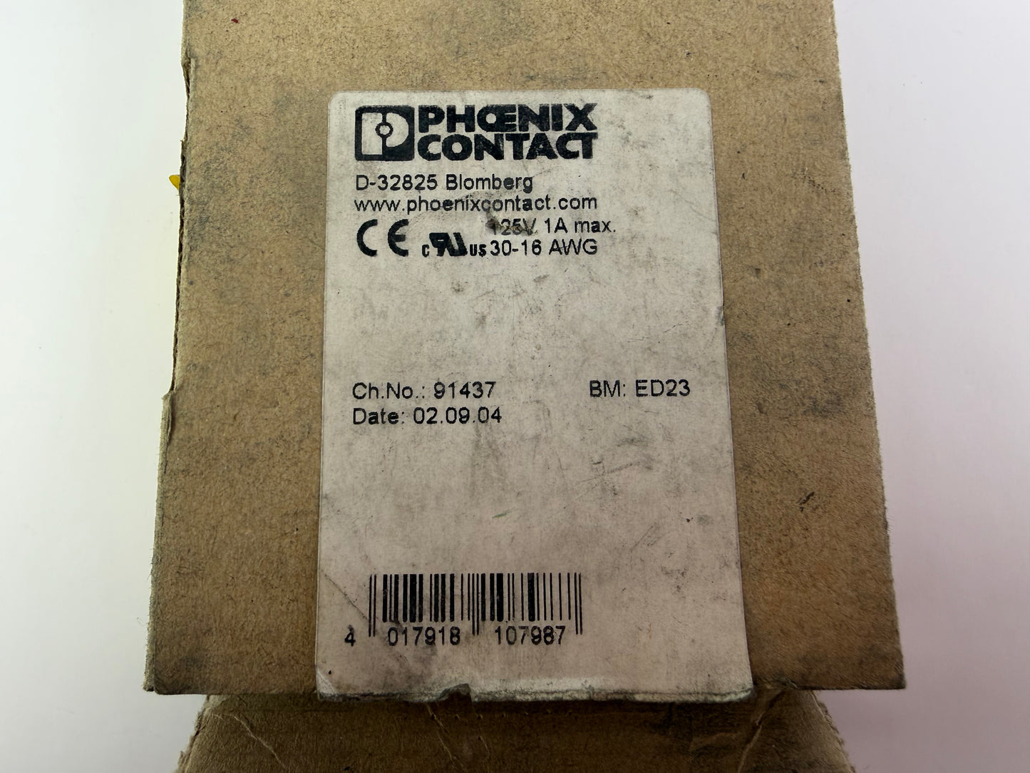 Phoenix Contact 91437 Cable Interface