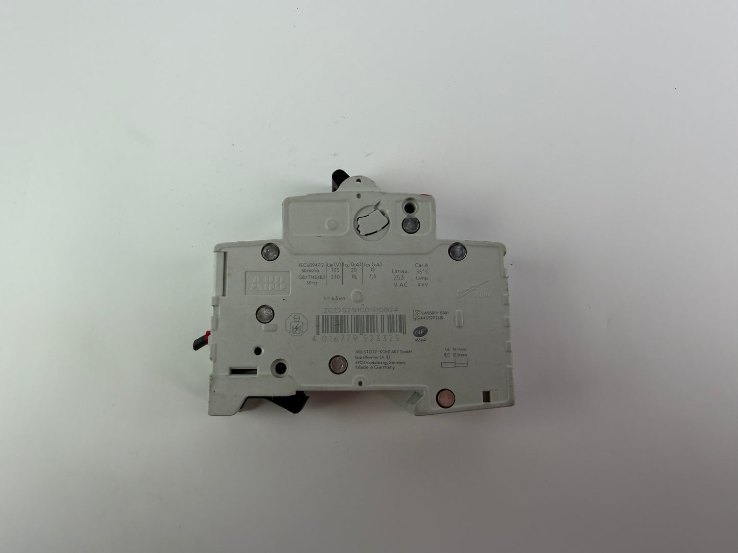 ABB S201-C2 Circuit Breaker 2A 1-Pole 6kA 2CDS251001R0024