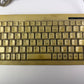 KeySonic ACK-595 Mini Keyboard – Beige (Yellowed) – 185cm Cable – German Layout
