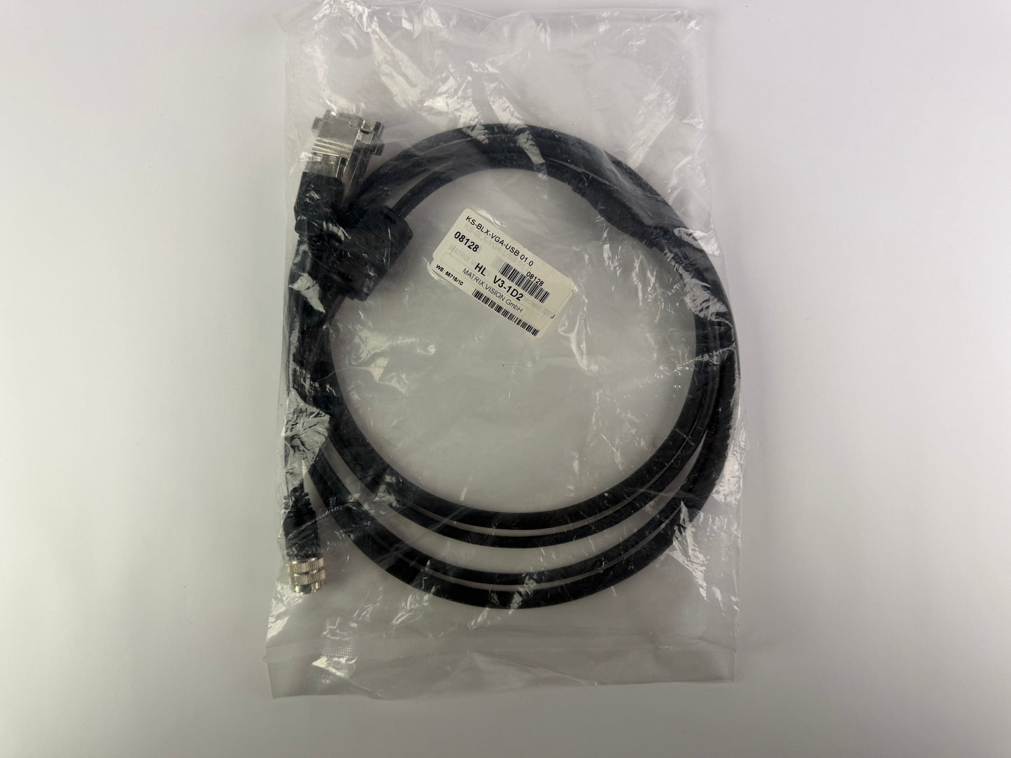 Matrix Vision KS-BLX-VGA-USB 01.0 Camera Cable – DB15F to 12-Pin – New