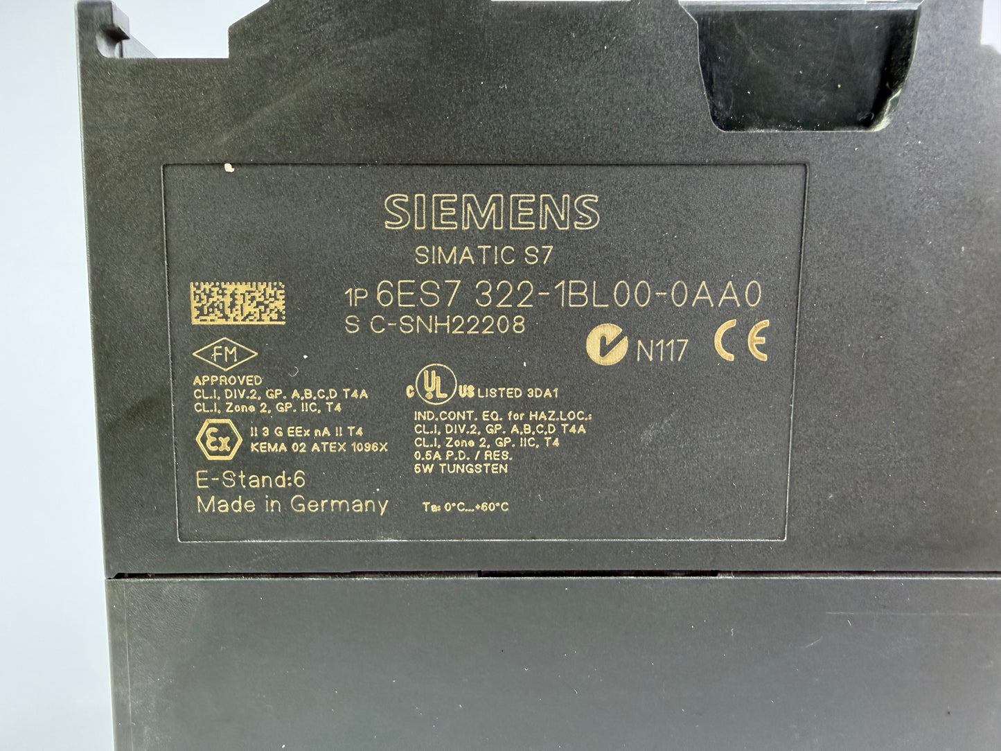 Siemens 6ES7 322-1BL00-0AA0 SIMATIC S7-300 Digital Output Module