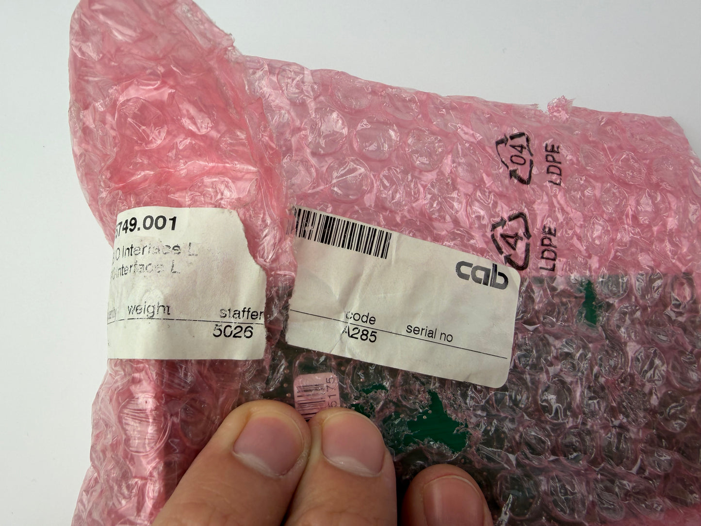CAB PCB IO Interface L 5955749.001