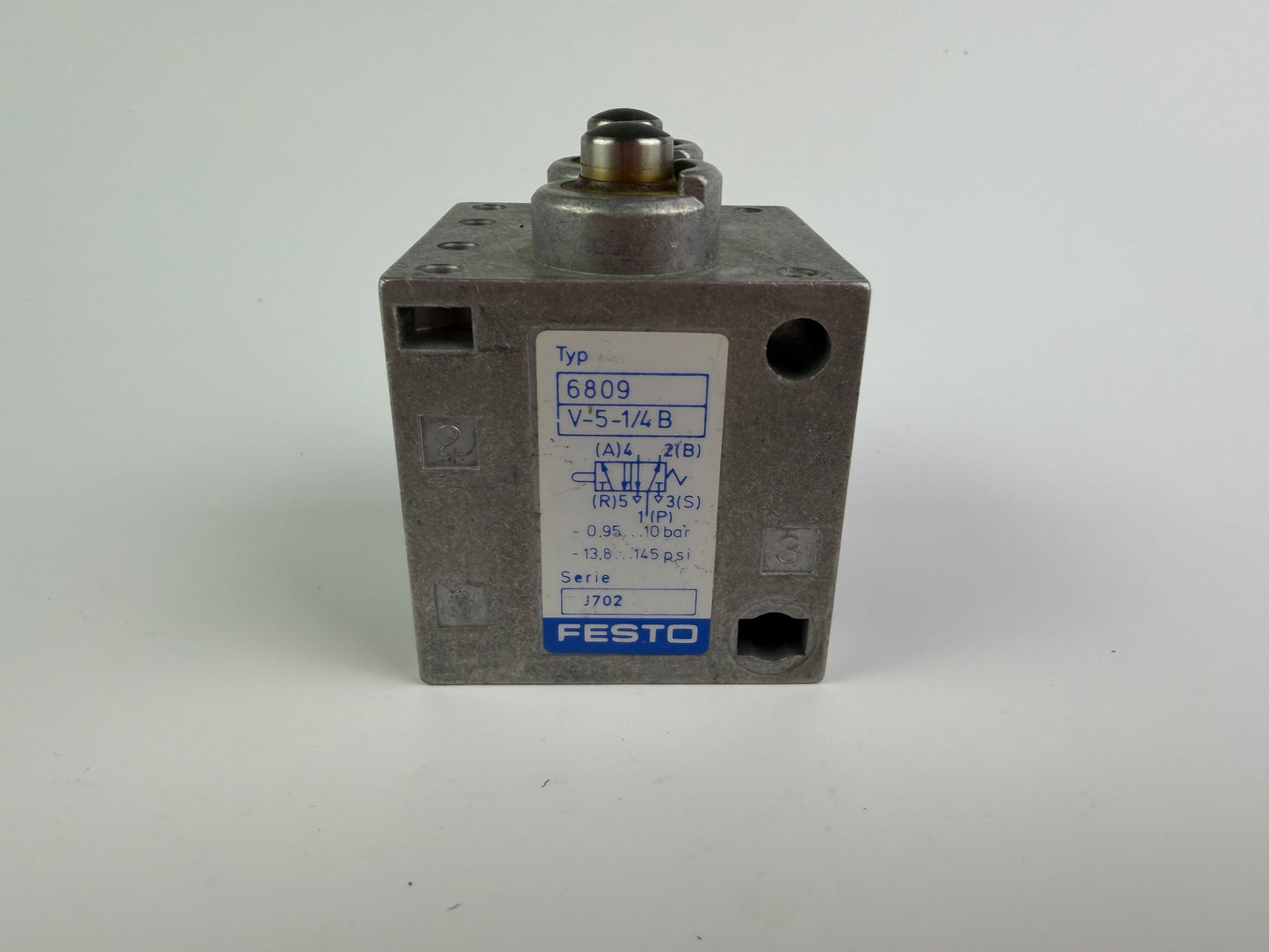 Festo 6809 V-5-1/4-B Stem Actuated Valve