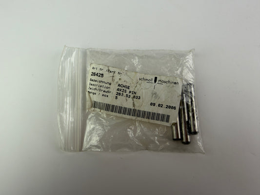 Schmoll Maschinen 26425 Axis Pin – ACHSE – 3 Pieces