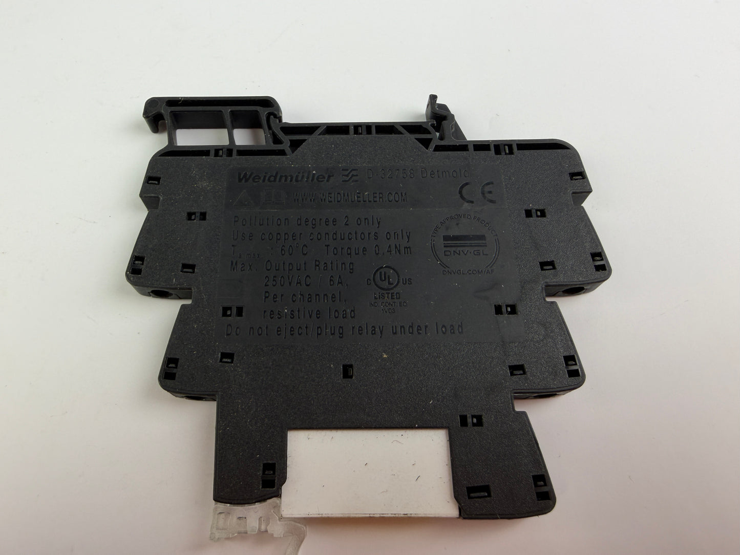 2x Weidmüller 1122770000 TRS 24VDC 1CO Relays