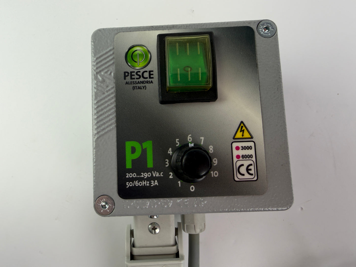 PESCE Alessandria P1 Control Unit – 200–290 VAC, 50/60 Hz, 3 A