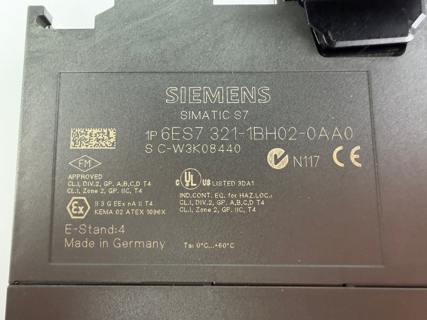 Siemens SIMATIC S7 6ES7 321-1BH02-0AA0 Digital Input Module