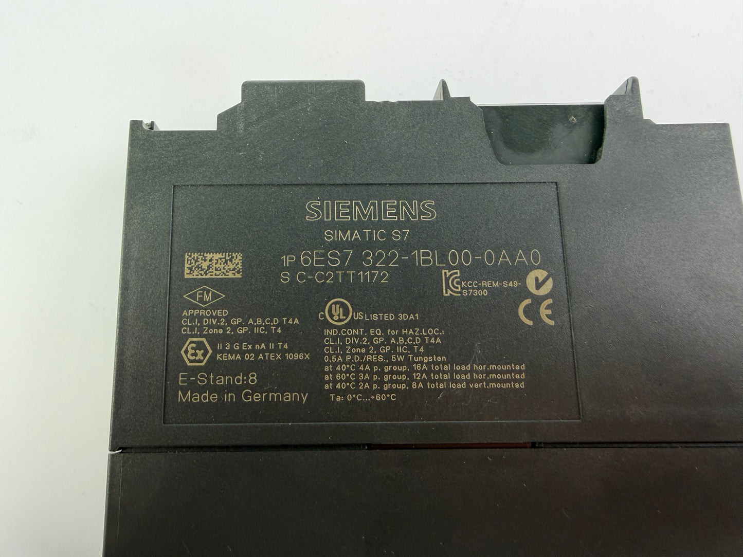Siemens SIMATIC S7 6ES7 322-1BL00-0AA0 Digital Output Module