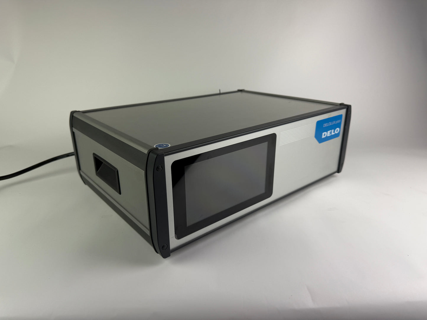 DELO DELOLUX pilot A4T Control Unit + 2× DELOLUX 20/400 A2 LED Heads – Complete UV Light Curing System