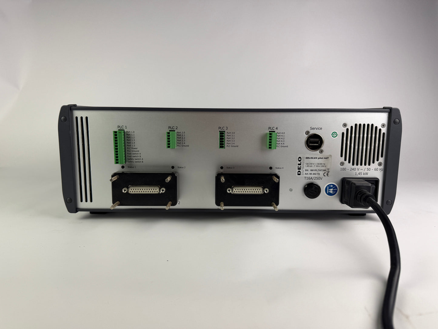 DELO DELOLUX pilot A4T Control Unit + 2× DELOLUX 20/400 A2 LED Heads – Complete UV Light Curing System