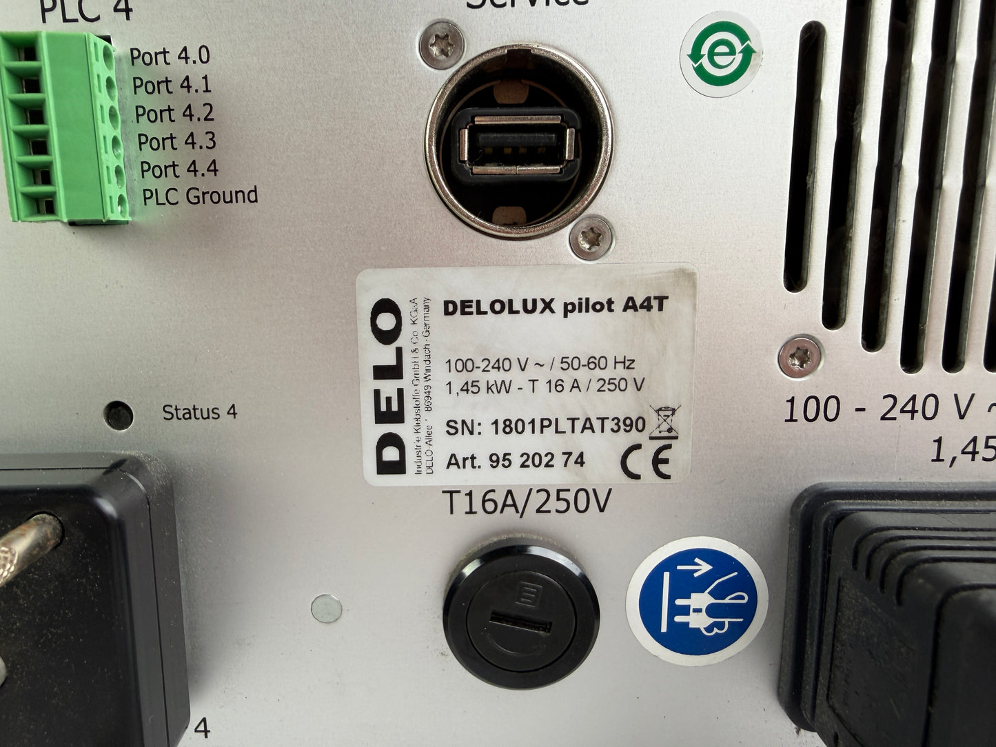 DELO DELOLUX pilot A4T Control Unit + 2× DELOLUX 20/400 A2 LED Heads – Complete UV Light Curing System