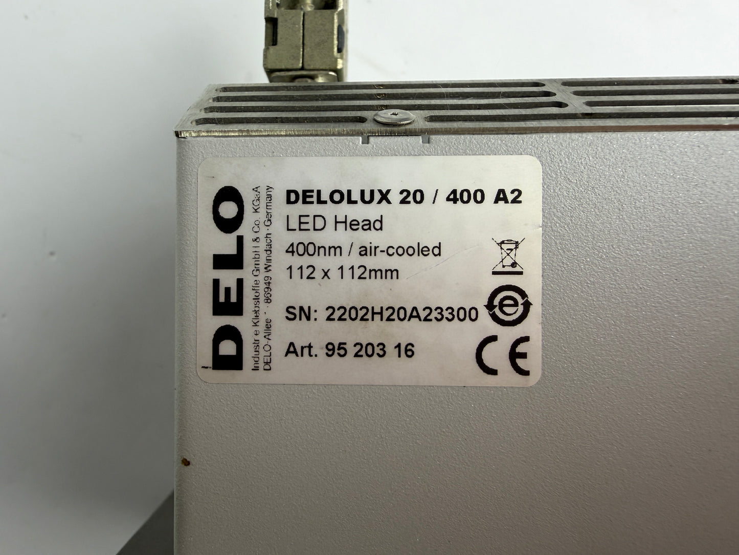 DELO DELOLUX pilot A4T Control Unit + 2× DELOLUX 20/400 A2 LED Heads – Complete UV Light Curing System
