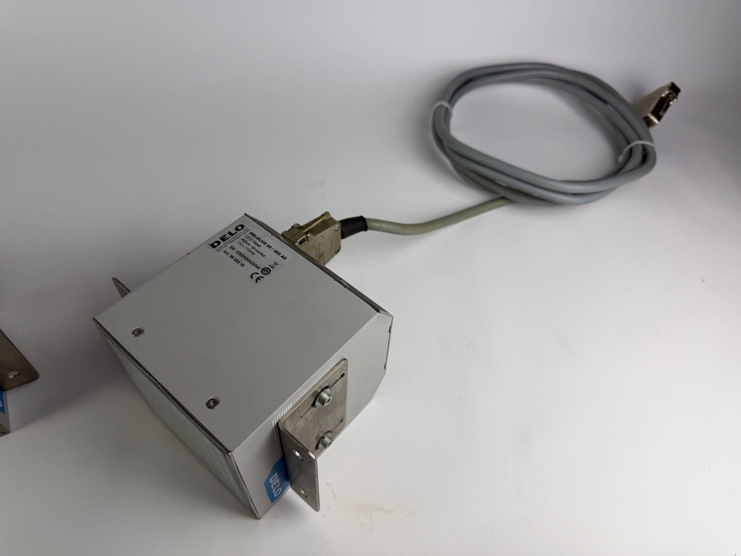 DELO DELOLUX pilot A4T Control Unit + 2× DELOLUX 20/400 A2 LED Heads – Complete UV Light Curing System