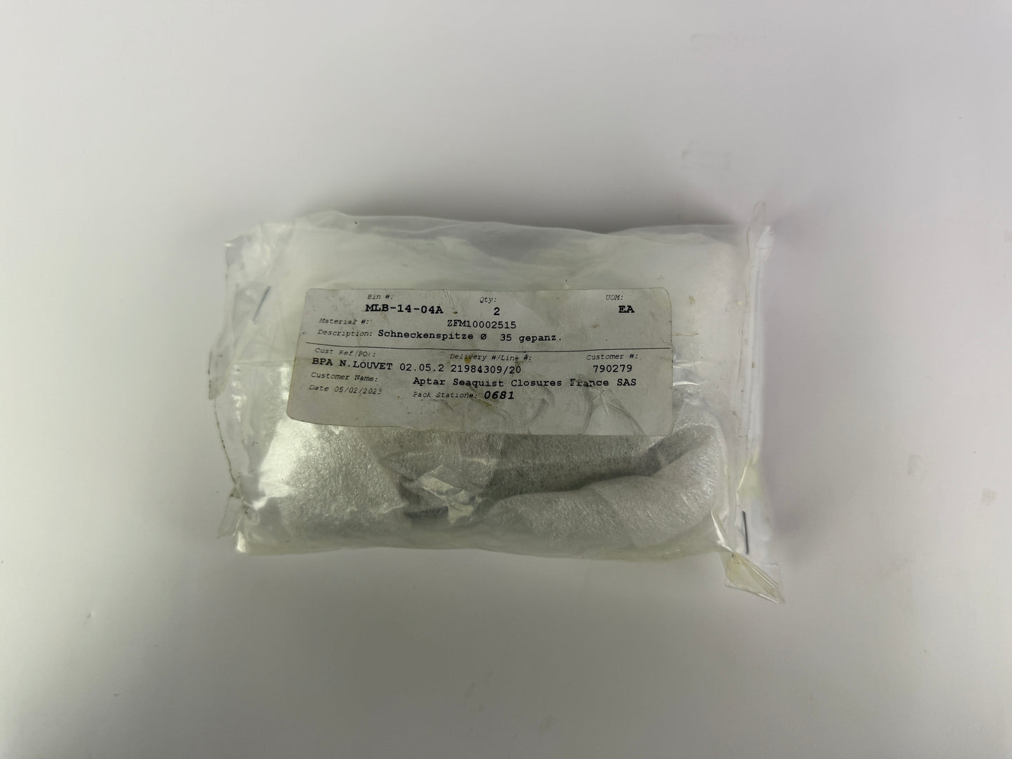 2x Feedscrew Schneckenspitze Nozzle fi35 mm – NEW