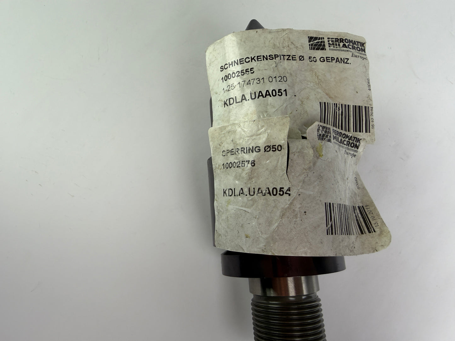 Feedscrew Schneckenspitze Nozzle fi50 mm + 2x Ring fi50 mm – Set