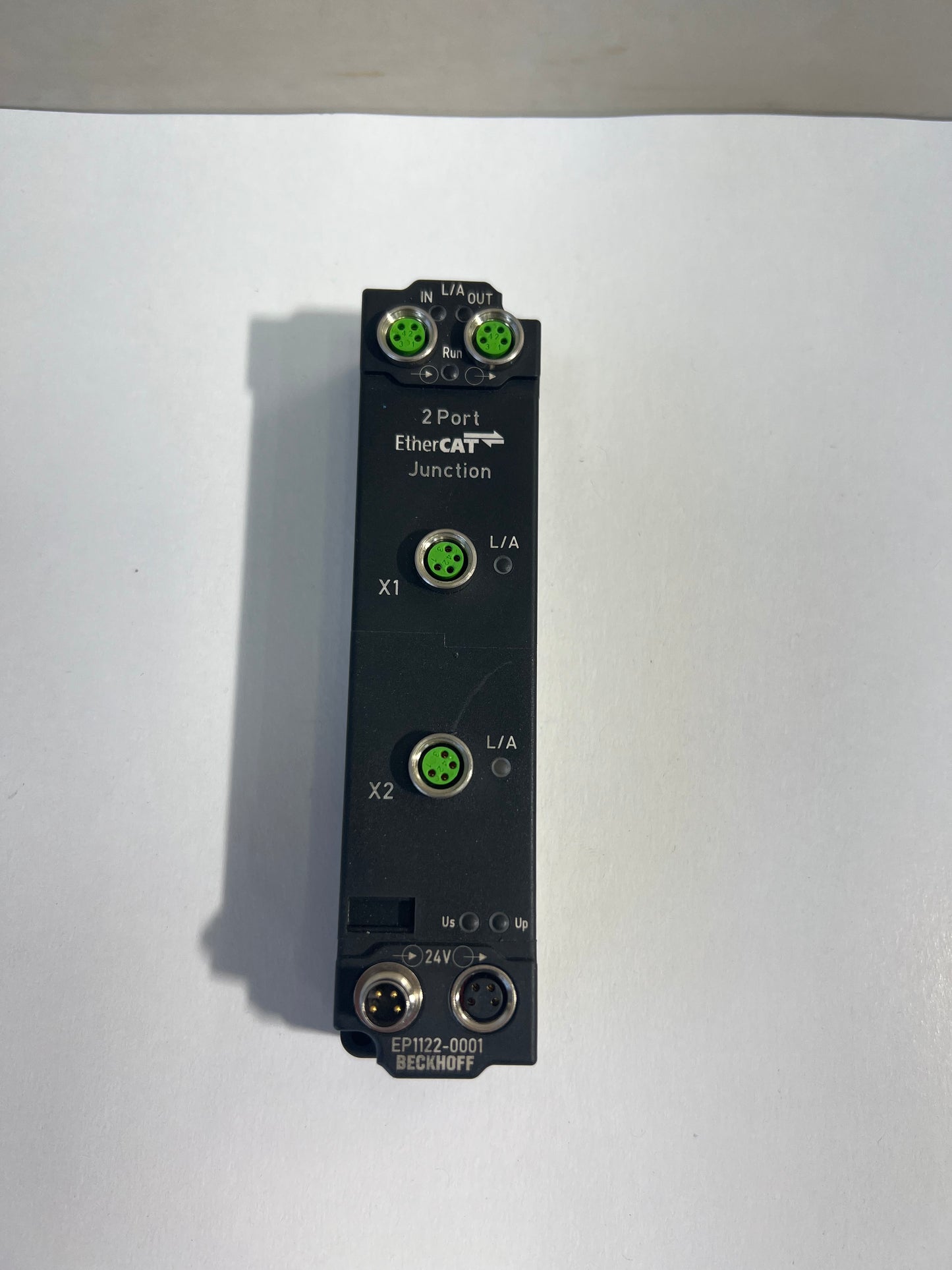 Beckhoff EtherCAT Box, 2-Port Branch, M8 | EP1122-0001