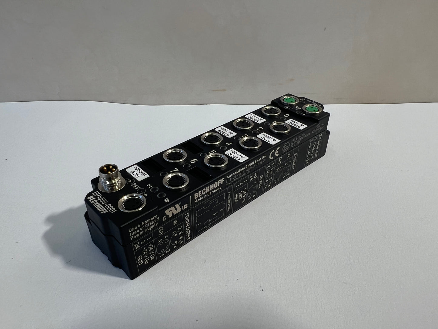 1Pc BECKHOFF EP1008 EP1008-0001 ETHERCAT BOX 8 CHANNEL DIGITAL INPUT