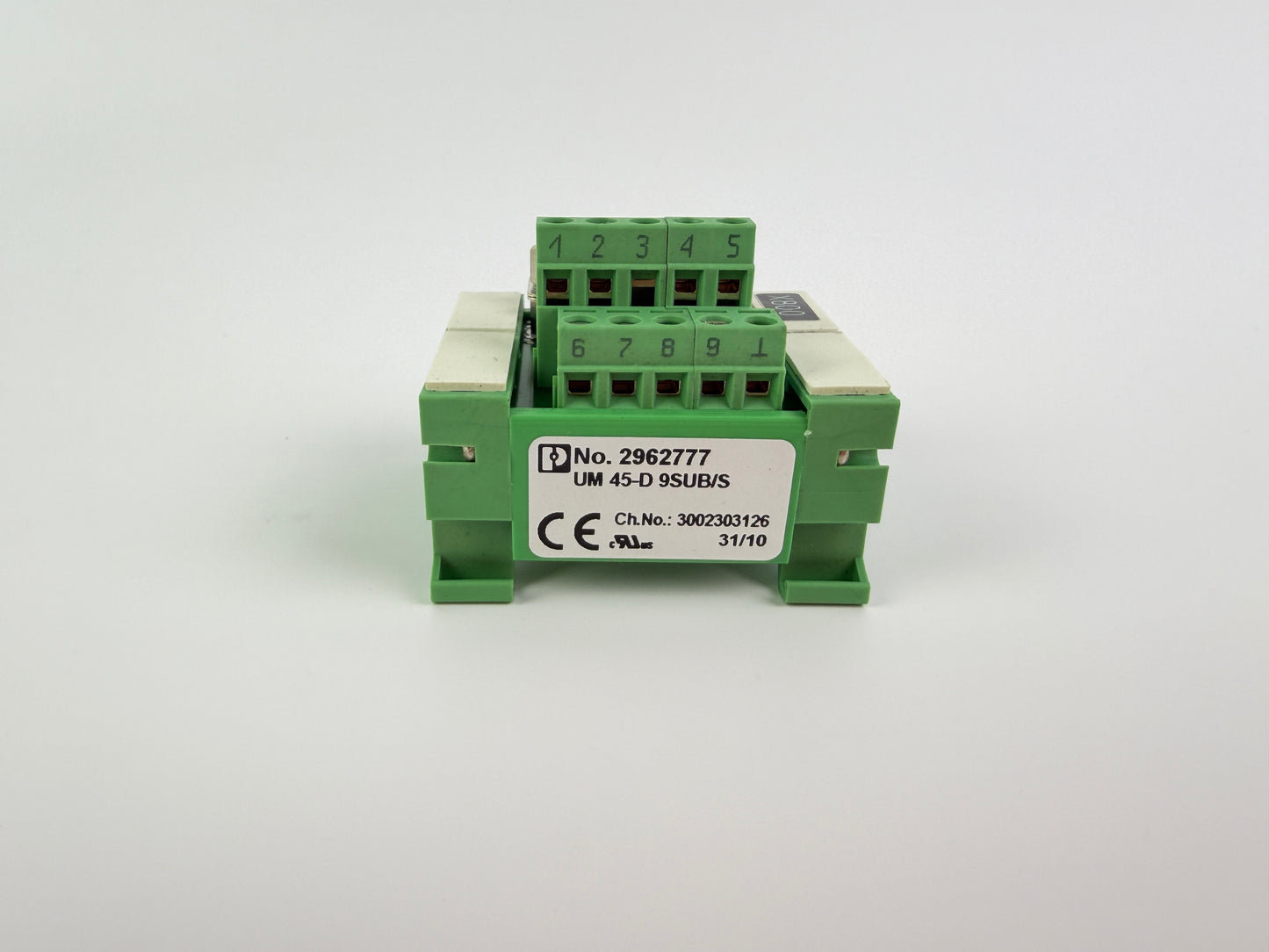 1x Phoenix Contact 2962777 UM 45-D 9SUB/S Terminal Block Interface Module