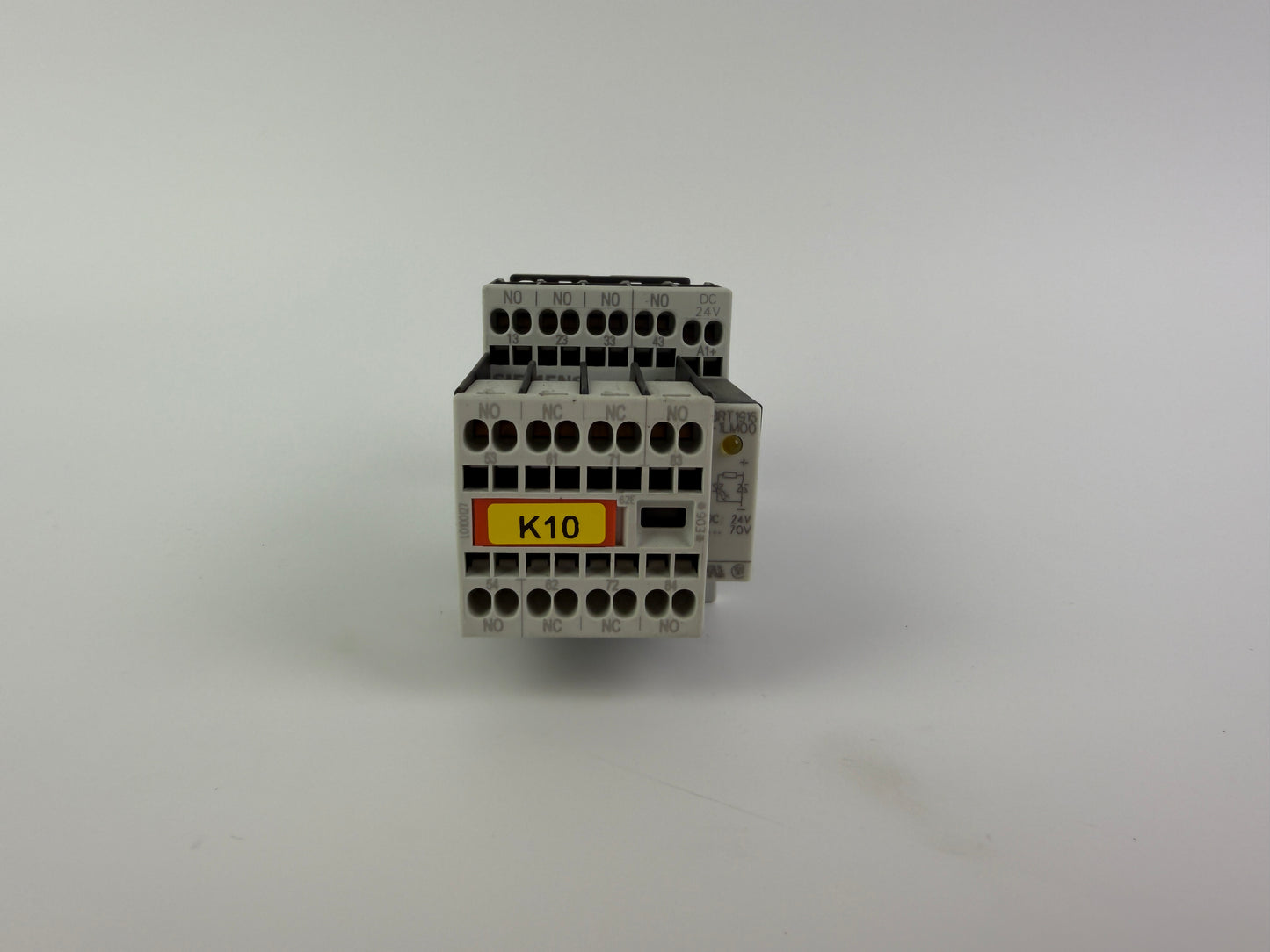1x Siemens 3ZX1012-0RH11-1AA1 Contactor with 3RH1911-2GA22-3AA1 Auxiliary Relay