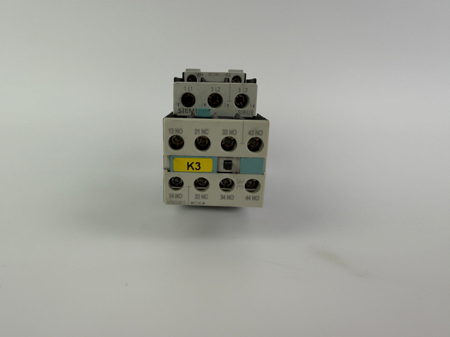 1x Siemens 3ZX1012-0RT02-1AA1 Contactor with Auxiliary Relay 3RH1921-1HA31
