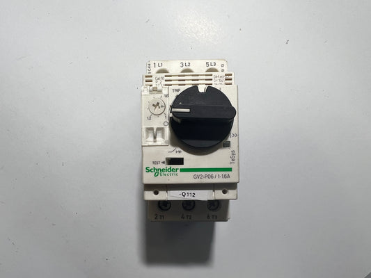 Schneider GV2-P06 1–1.6A Motor Circuit Breaker