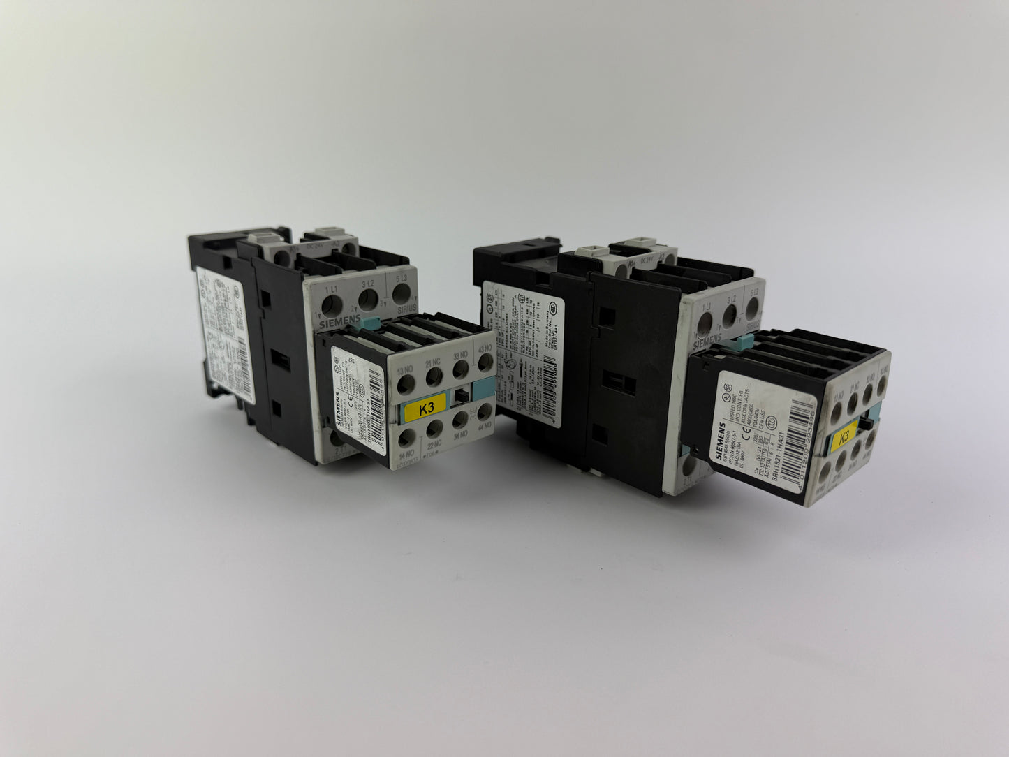 1x Siemens 3ZX1012-0RT02-1AA1 Contactor with Auxiliary Relay 3RH1921-1HA31