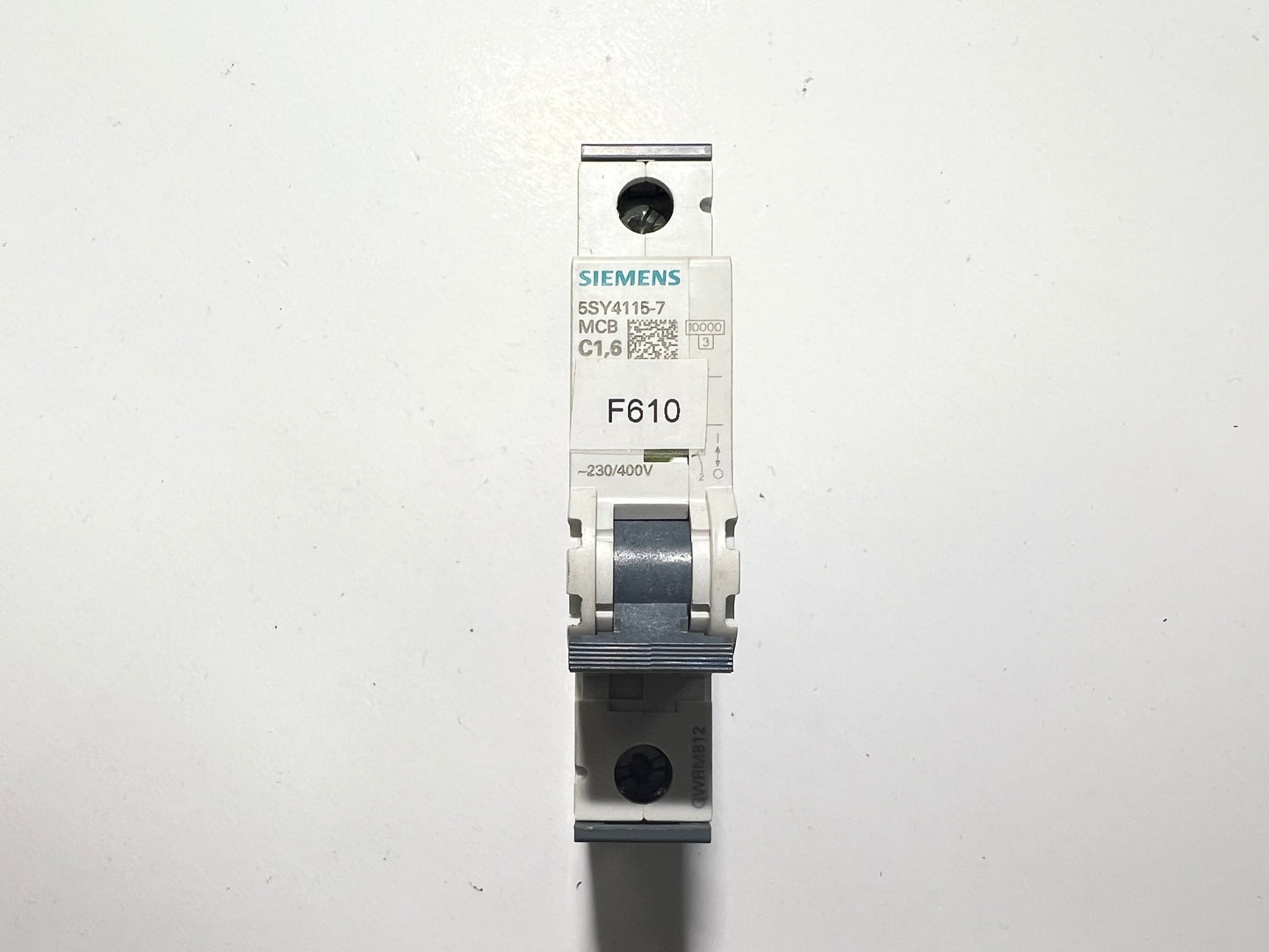 Siemens 5SY4116-7 Circuit Breaker 16A 230-400V 5kA 1-Pole IP20