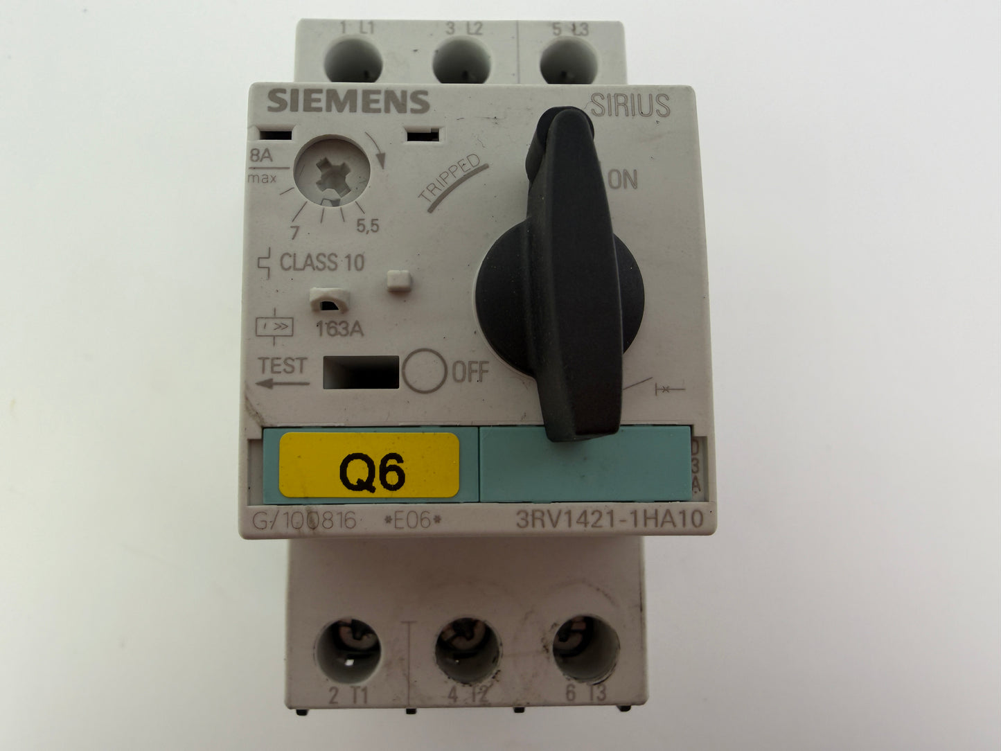 1x Siemens 3RV1421-1HA10 Motor Protection Circuit Breaker SIRIUS