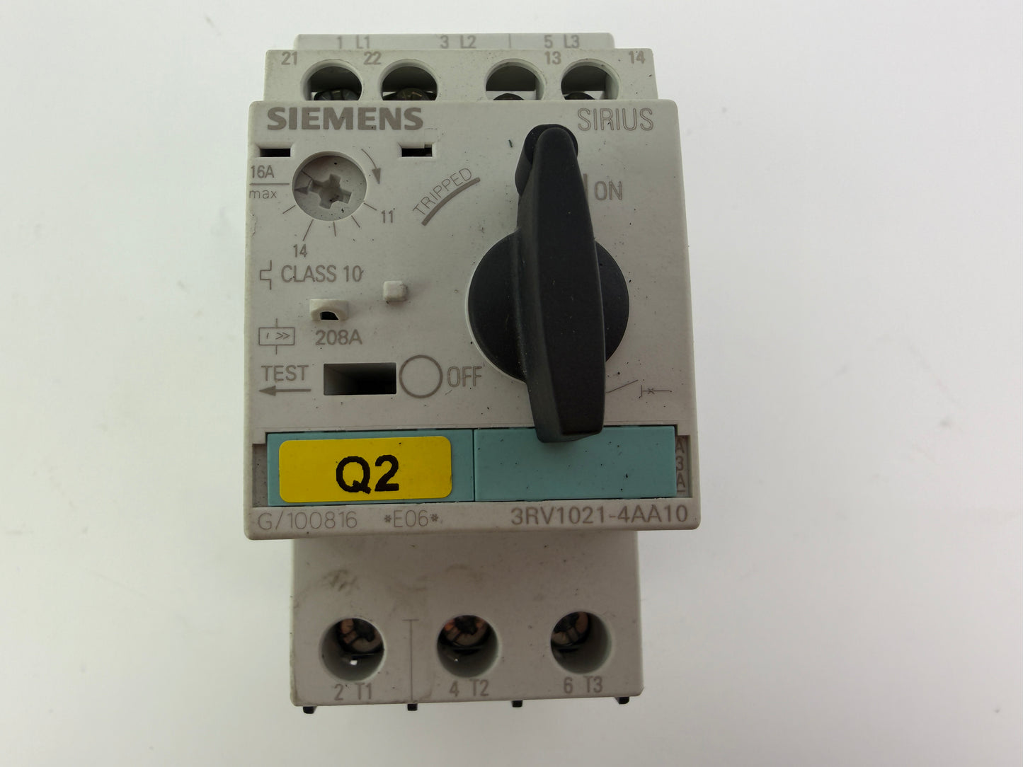 1x SIEMENS 3RV1021-4AA10 Circuit Breaker / Motor Starter Protector – SIRIUS