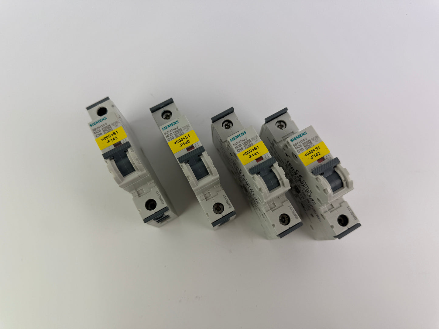 1x Siemens 5SY4110-7 Miniature Circuit Breaker MCB C10 1P 10A 230/400V