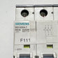 SIEMENS 5SY4304-7 Miniature Circuit Breaker MCB 3A C-Characteristic 230/400V