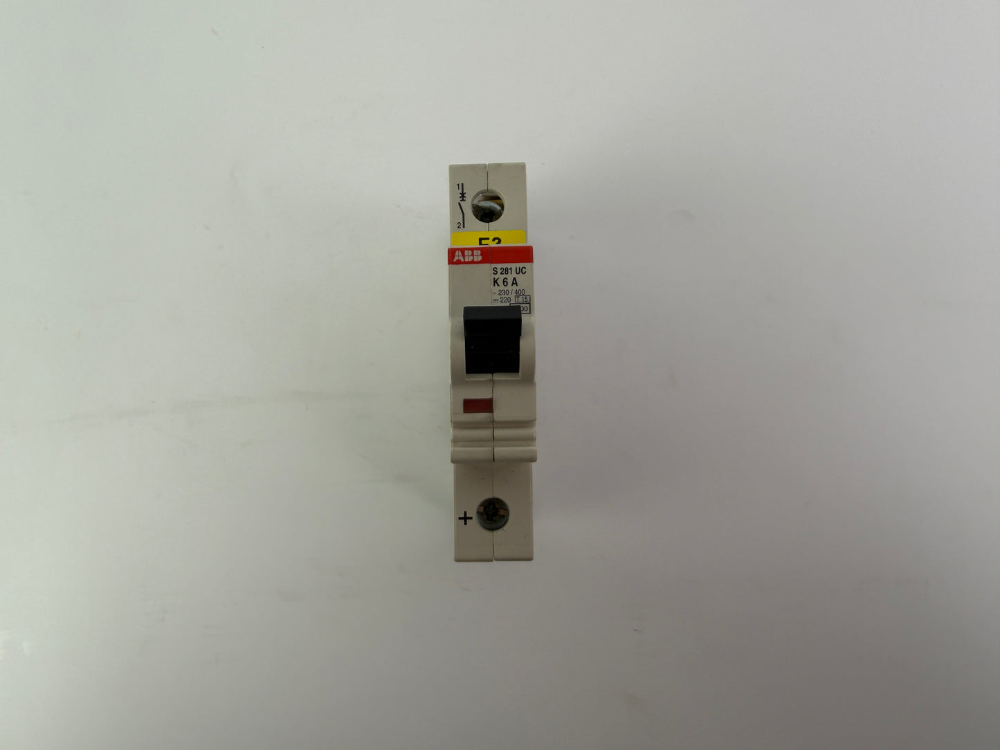 1x ABB S 281 UC K 6 A Circuit Breaker 1-Pole
