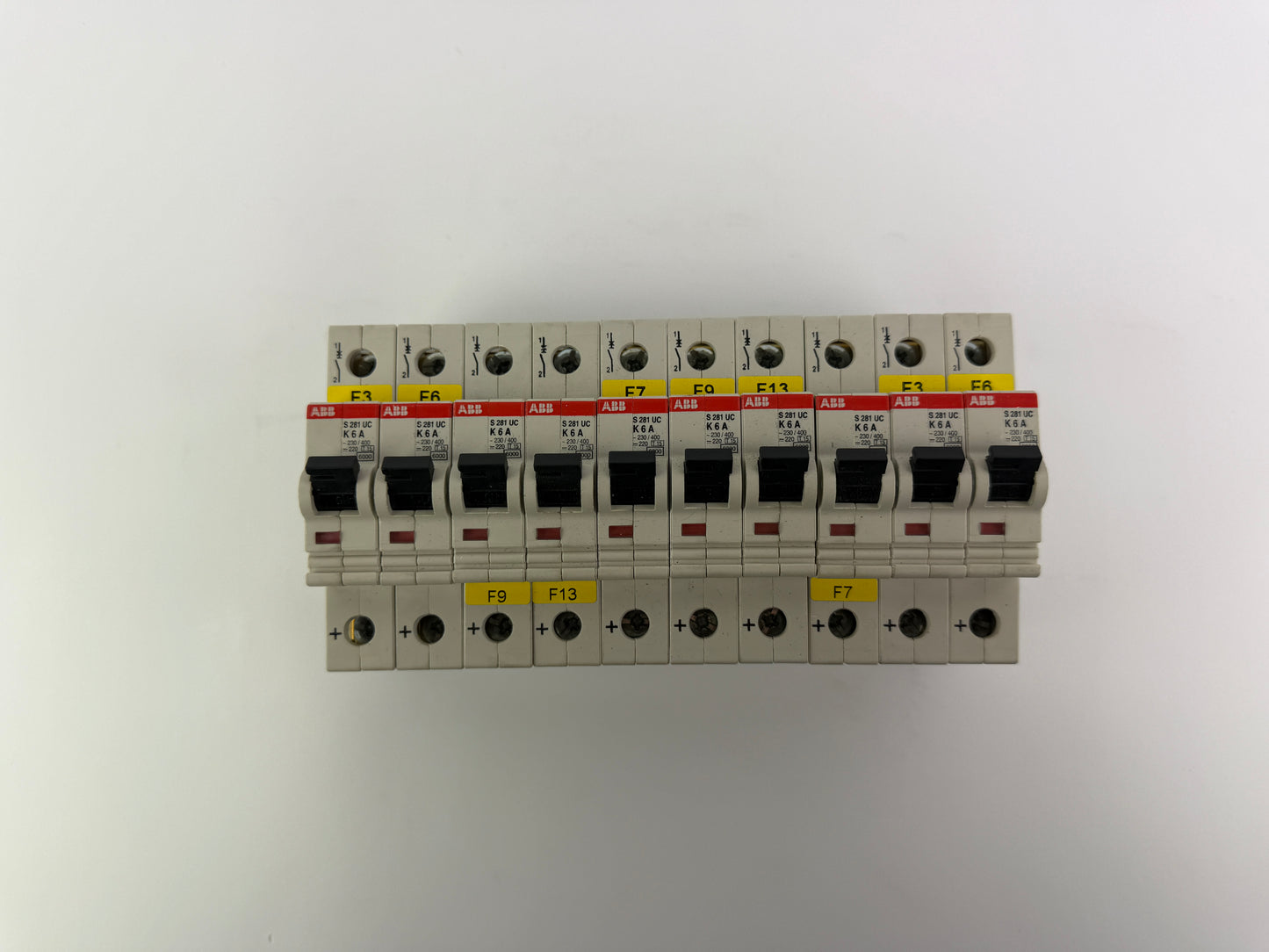 1x ABB S 281 UC K 6 A Circuit Breaker 1-Pole