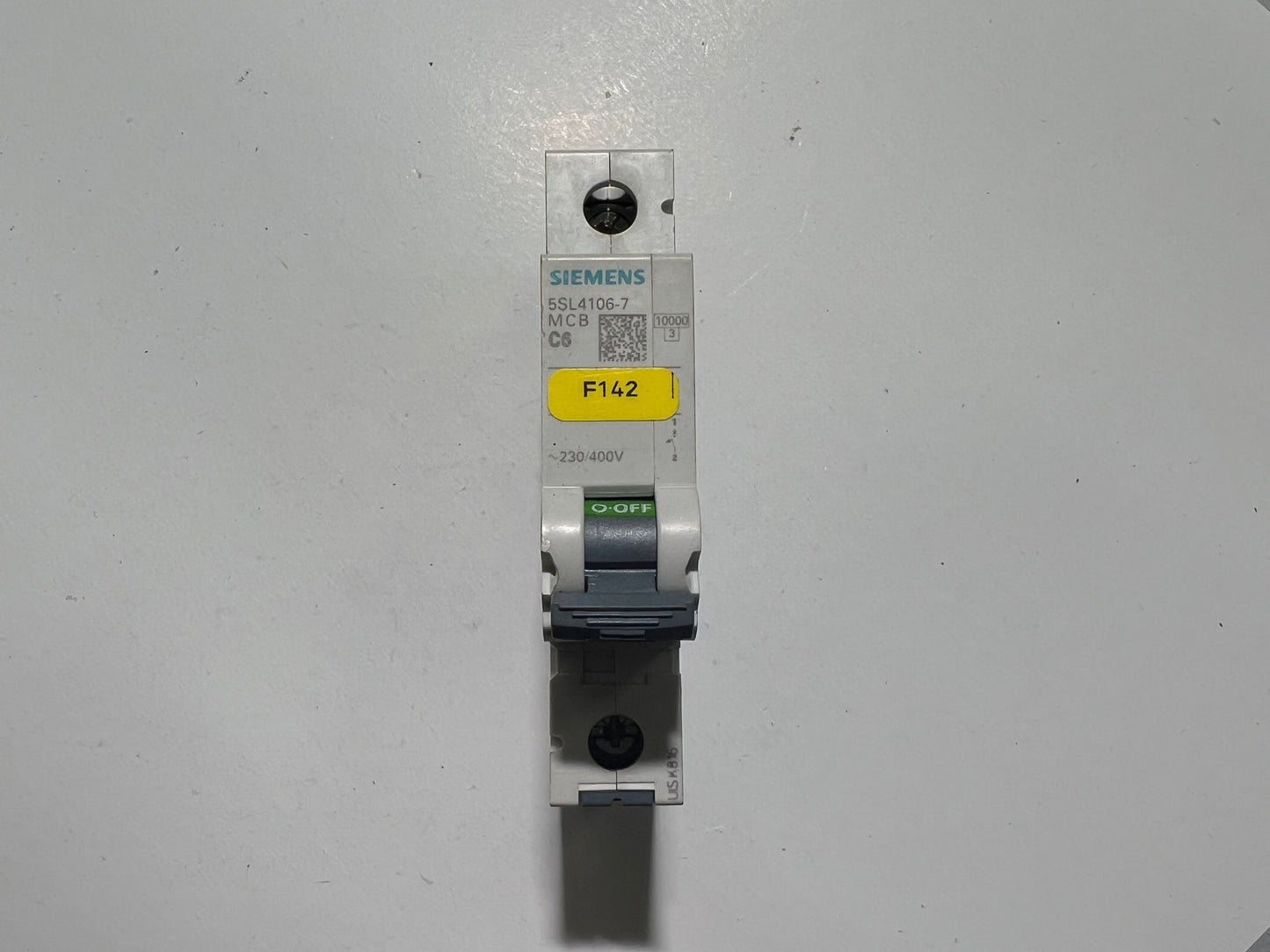 Siemens 5SL4106-7 Miniature Circuit Breaker MCB C6 230/400V 6kA