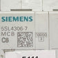 Siemens 5SL4306-7 Miniature Circuit Breaker MCB C6 230/400V 6kA 3-Pole