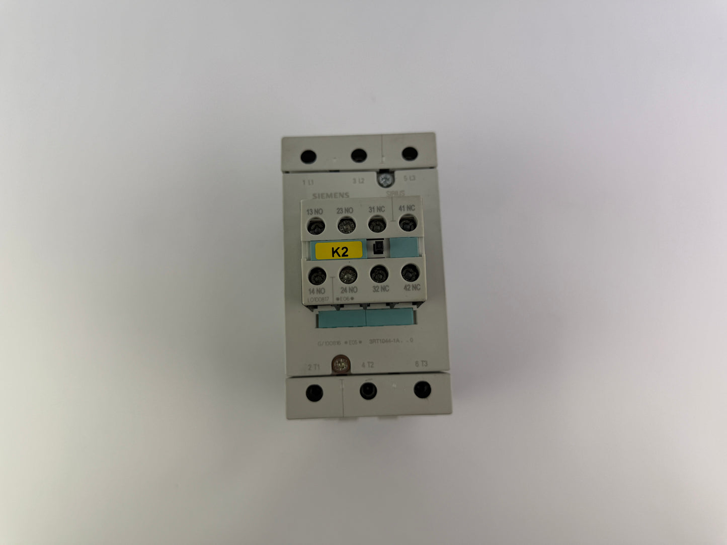 1x Siemens 3RT1044-1A Contactor, 3-Pole, AC-3, 65A, 230/400V