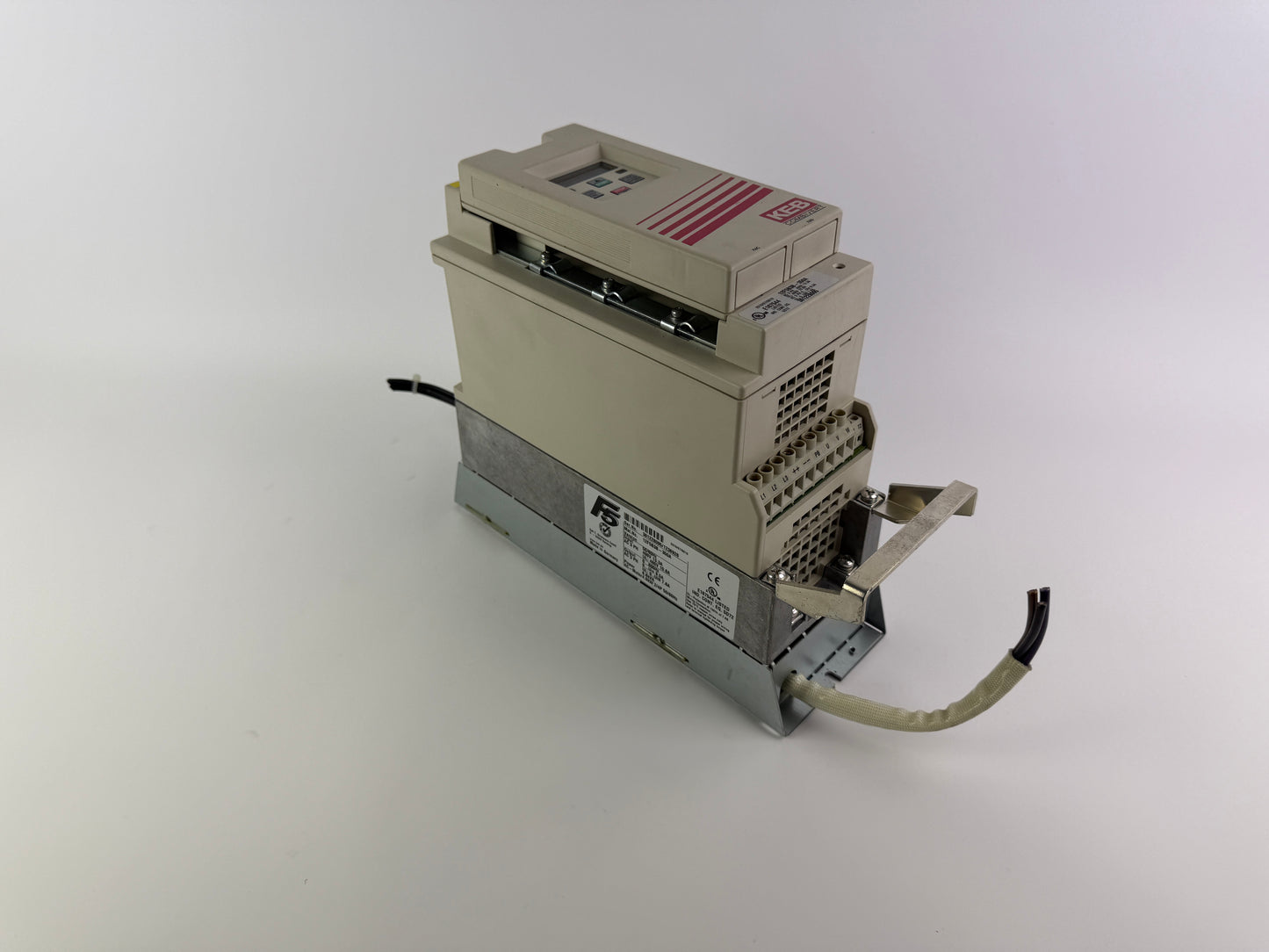 1x KEB 12F5B3B-350A Frequency Inverter, 6.6 kVA, 4.0 kW, 3-Phase, 400 V