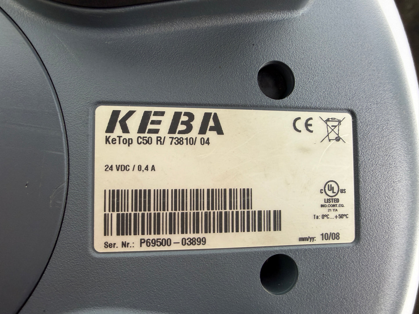 ROFIN KEBA KeTop C50 R / 73810 / 04 Teach Pendant Panel – 5m Cable