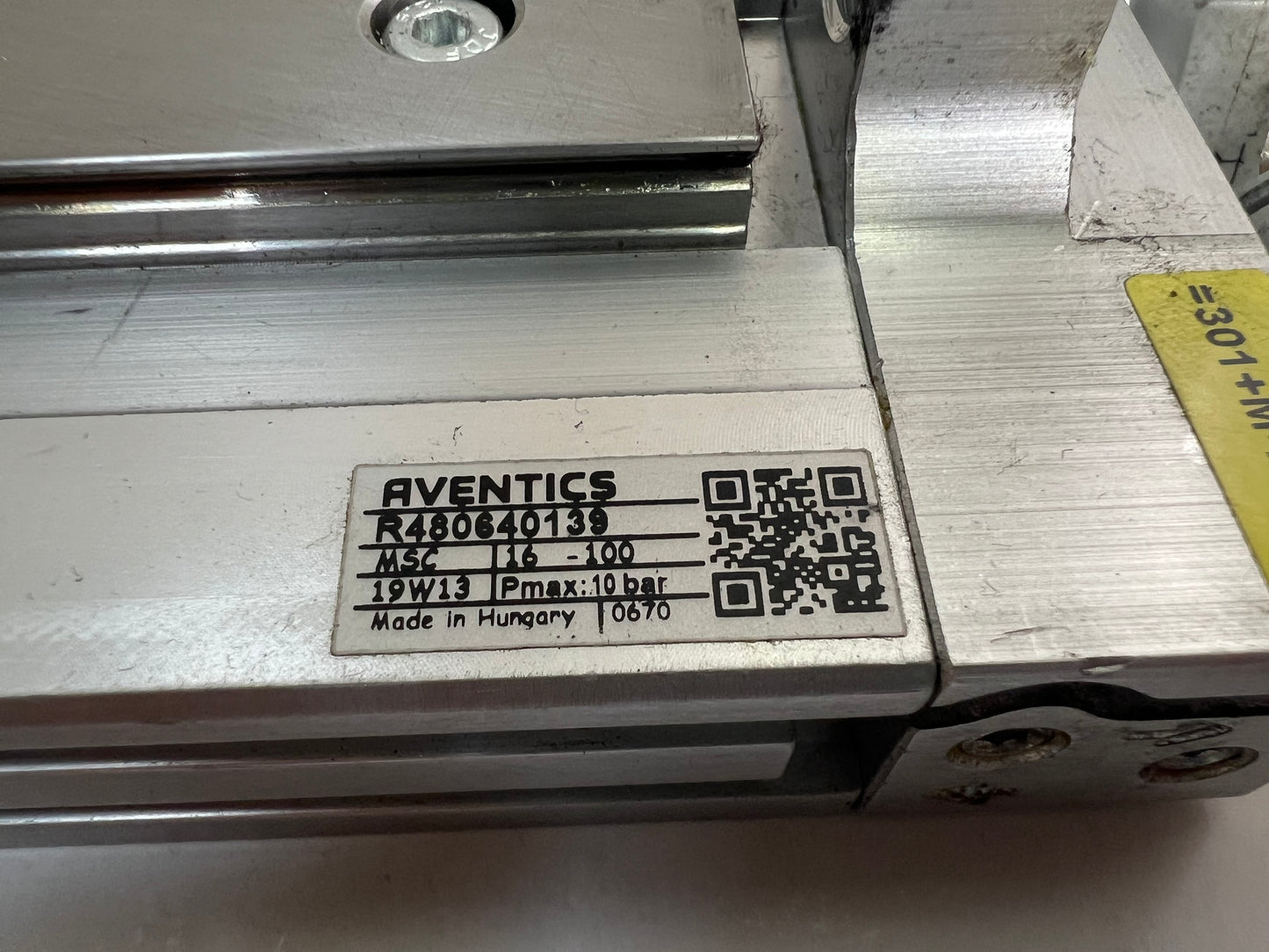 Aventics R480640139 Slide Cylinder 10Bar