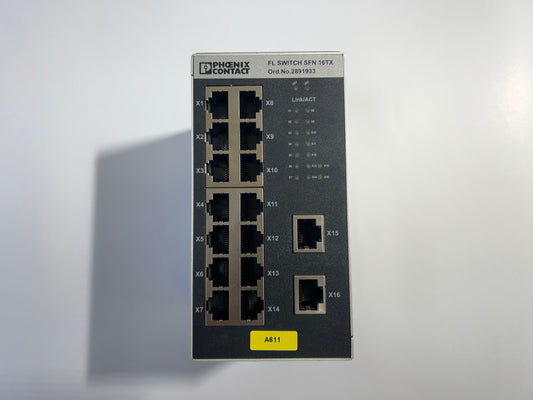 Phoenix Contact FL SWITCH SFN 16TX Industrial Ethernet Switch 2891933