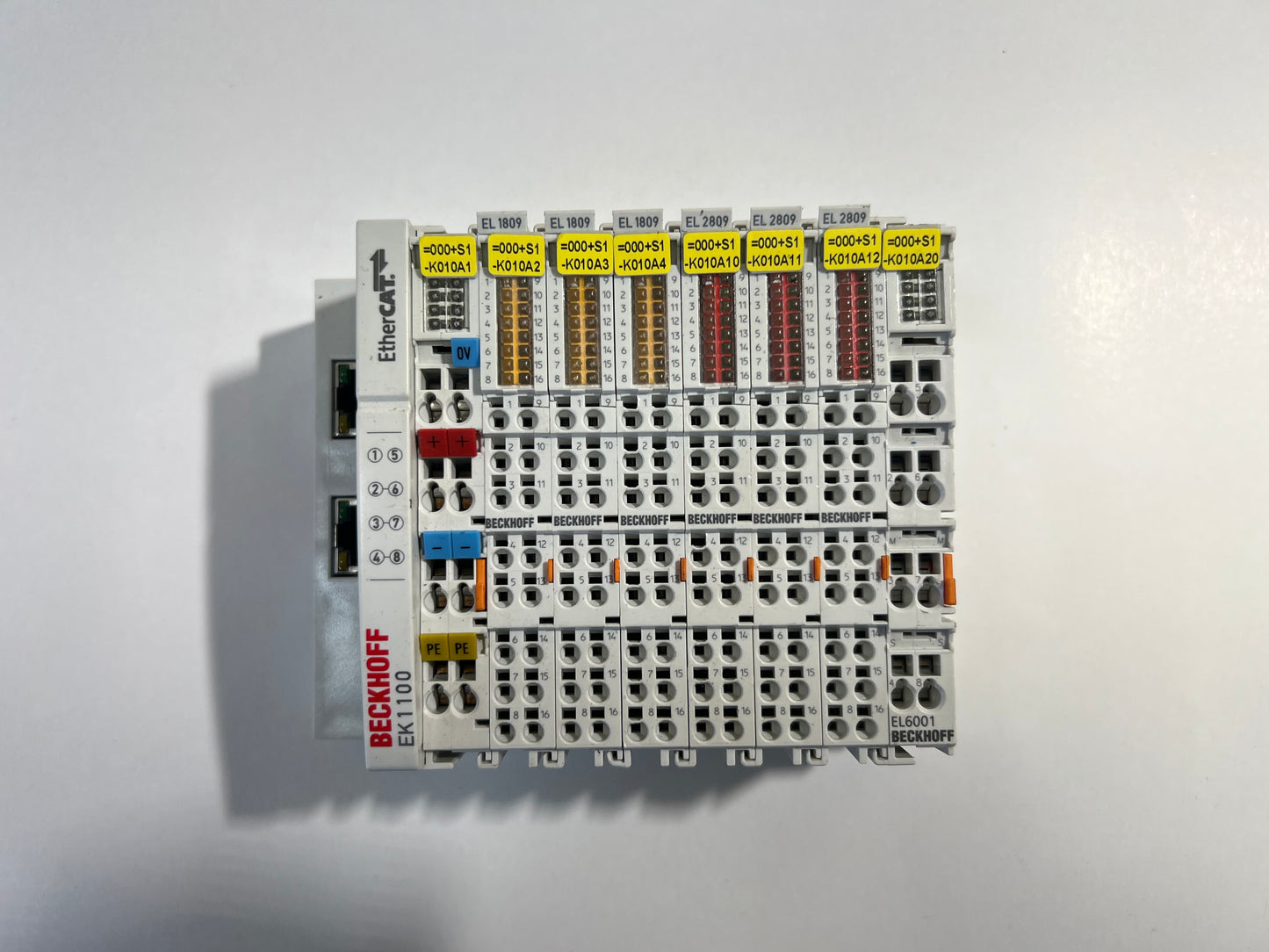 BECKHOFF EK1100 1x EL6001 3x 1809 3x 2809 EtherCAT Coupler Interface Module
